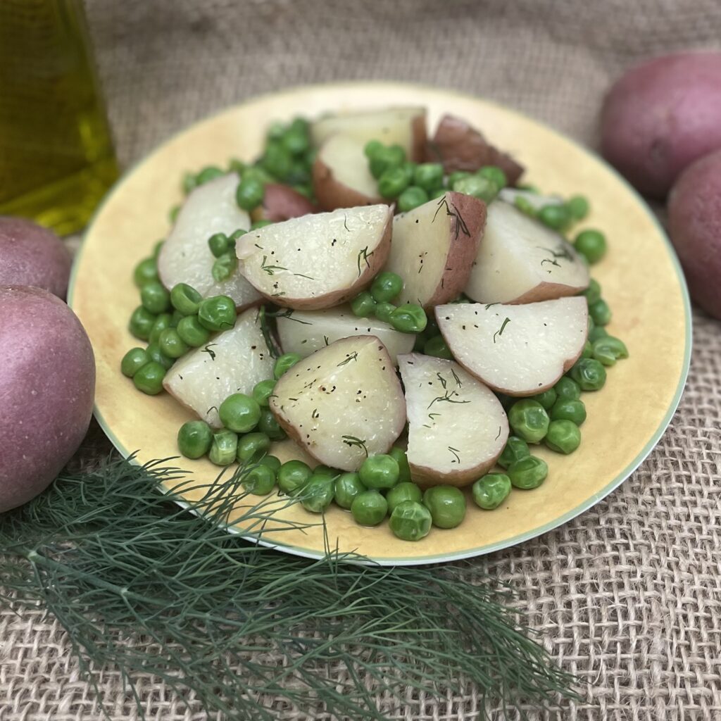 Dill Red Potatoes with Peas Fresh from the Start